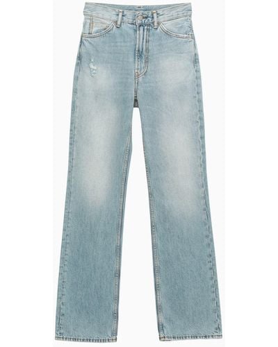Acne Studios Light Distressed Regular Jeans - Blue
