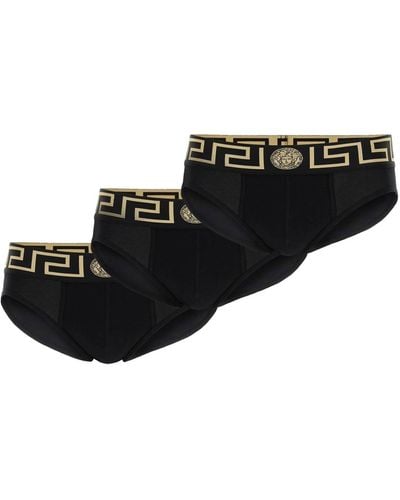 Versace Ondergoed Slips Tri Pack - Zwart
