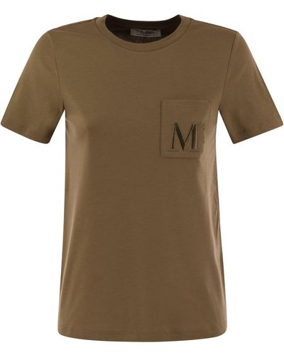 Max Mara Madera Cotton T Shirt - Green