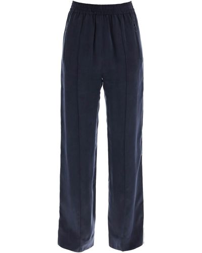 See By Chloé See By Chloe Piped Satin Pants - Blue