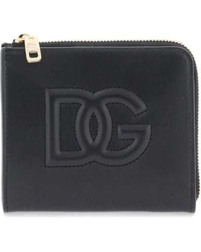 Dolce & Gabbana Dg -logo -portemonnee - Zwart