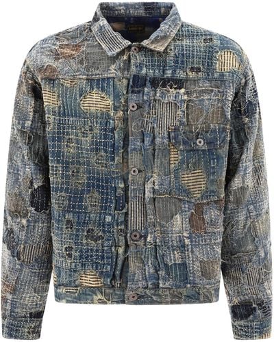 Kapital "Boro Spring" Overshirt Jacket - Gray