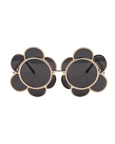 Dolce & Gabbana Special Edition Flower Sunglasses - Gray