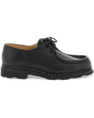Paraboot "Leather Michael Derby Shoe - Black