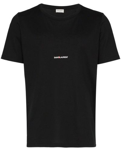 Saint Laurent Camiseta de - Negro