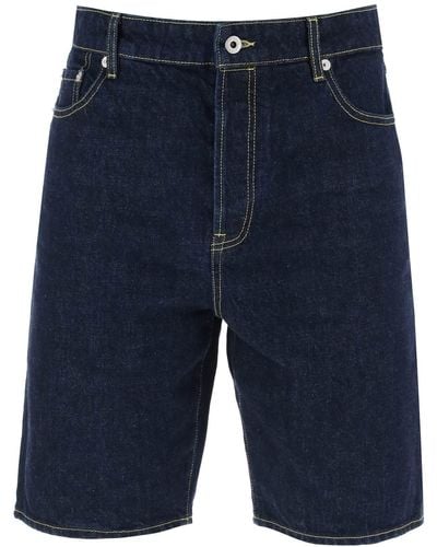 KENZO Himawara Denim Shorts - Blauw