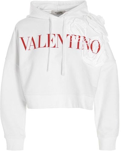 Valentino Sweat-shirt de logo - Blanc