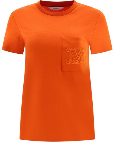 Max Mara Camiseta de "Papaia" - Naranja
