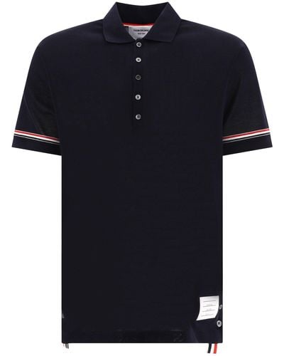 Thom Browne Rwb Polo Shirt - Zwart