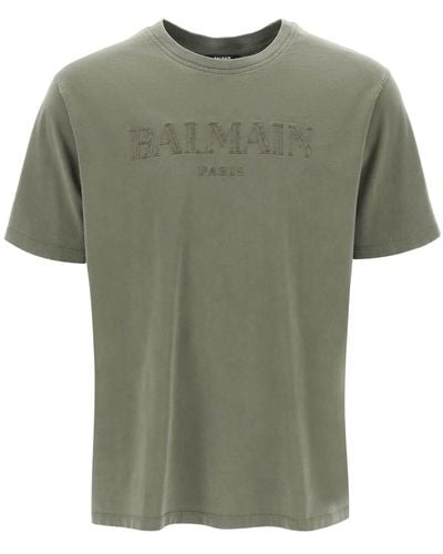 Balmain T-shirt Vintage - Verde