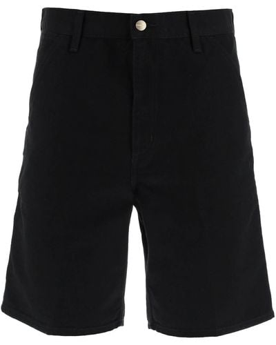 Carhartt Pantalones cortos de algodón orgánico - Negro