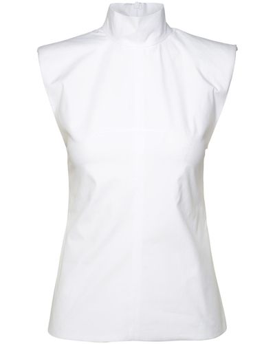 Sportmax 'Canneti' Cotton Shirt - White