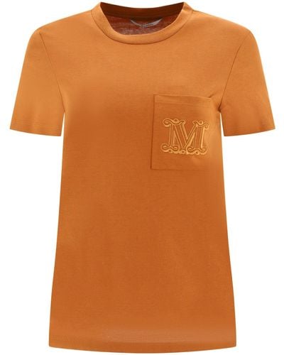 Max Mara "papaia" T -shirt - Oranje