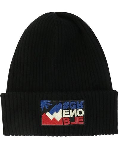 3 MONCLER GRENOBLE Grenoble Beanie - Negro