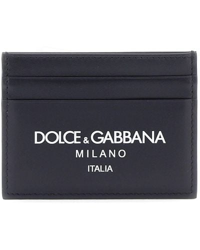 Dolce & Gabbana Logo Lederkarteninhaber - Schwarz