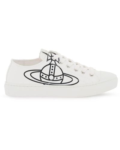Vivienne Westwood Sneakers Plimsoll Low Top 2.0 - Bianco