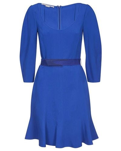 Stella McCartney Langärmeliges Kleid - Blau
