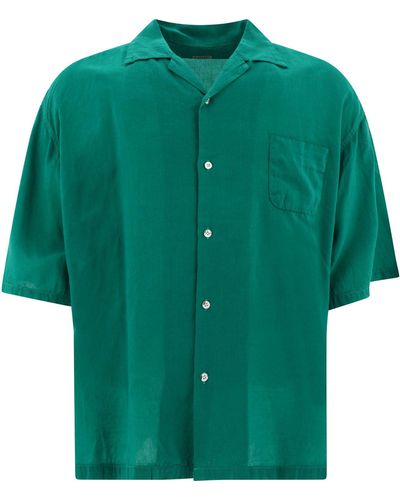 Kapital Camicia di lino - Verde