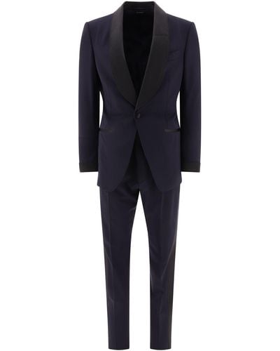 Tom Ford Single Breasted Suit - Blauw