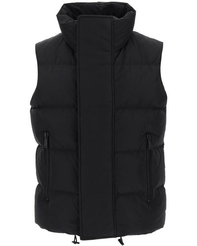 DSquared² Quilted Down Vest - Black