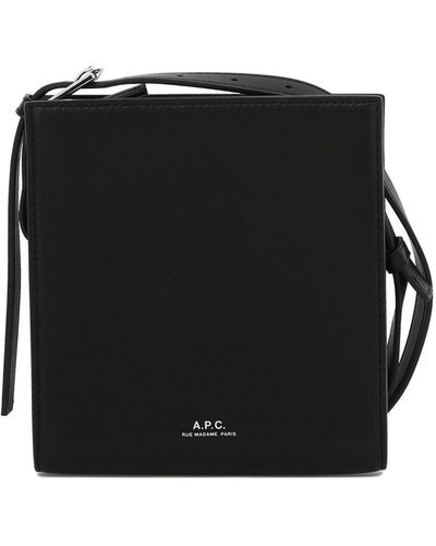 A.P.C. "Nino" Crossbody Bag - Black