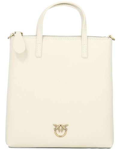 Pinko Mini Shopper - Naturel