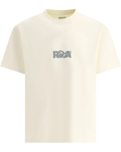 Roa Camiseta de "gráfico de shortsleve" - Blanco