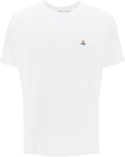 Vivienne Westwood Spray Orb Classic T -shirt - Wit
