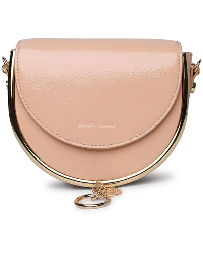 See By Chloé See By Chloé Patent Lear Bag - White