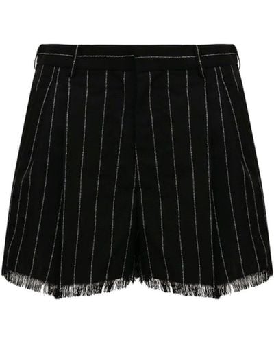 Marni Pantalones cortos de lana - Negro