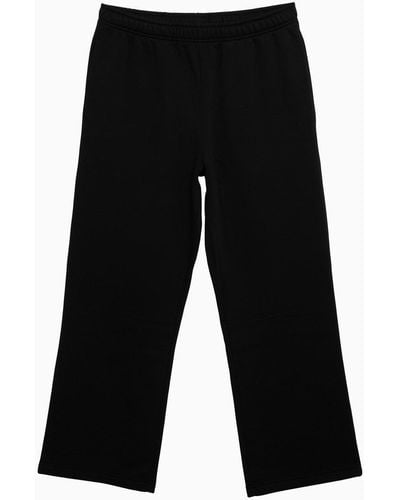 Acne Studios Cotton Blend Sports Pants - Black