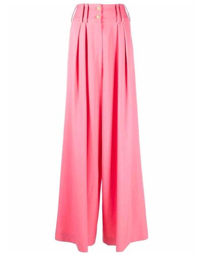 Balmain Hose mit weitem Bein - Pink