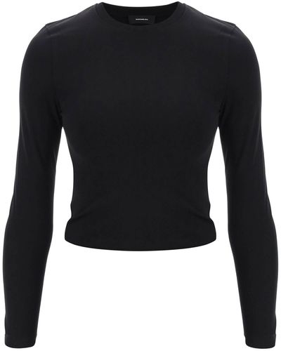 Wardrobe NYC Long Sleeved T Shirt - Black