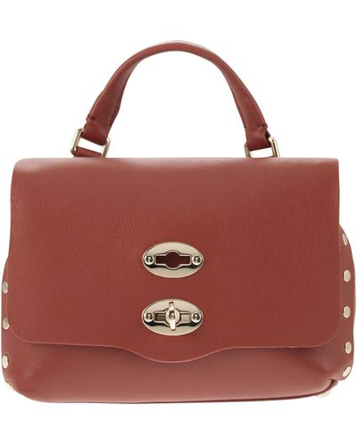 Zanellato Heritage Baby Leather Handbag - Red