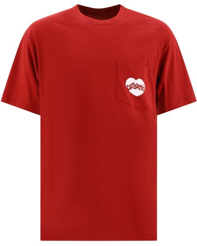 Carhartt "Amour Pocket" T Shirt - Red