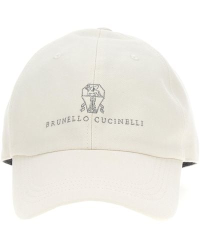 Brunello Cucinelli Logo -borduurdop - Naturel