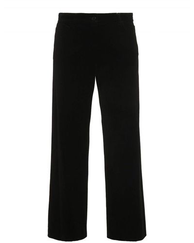 Max Mara Max Mara Parsec Samt-Hose von - Schwarz