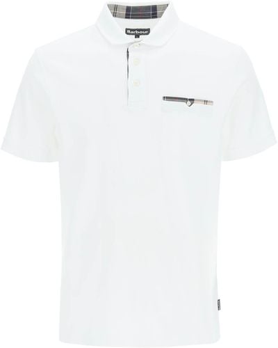 Barbour Corpatch Polo -Hemd - Weiß