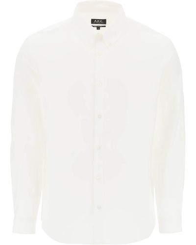 A.P.C. Edouard Button Down Shirt - Weiß