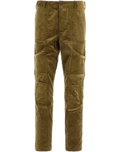 Comme des Garçons Wie Jungenhemd Cord -cargohose - Groen