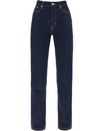 KENZO Asagao Jeans de ajuste regular - Azul