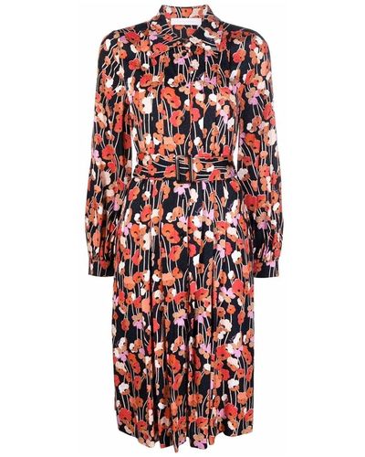 See By Chloé Floral Printed Dress - Red