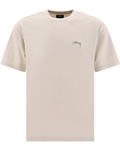 Stussy Pig Dyed Inside Out T Shirt - Natural