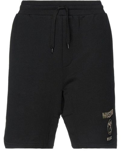 Moschino Logo Track Shorts - Black