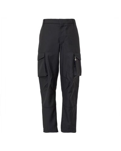 Givenchy Pantalones cargo con bolsillo de - Negro