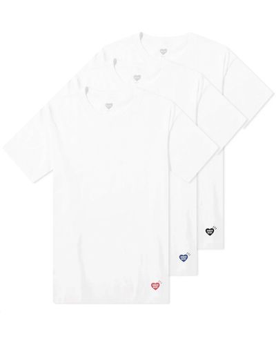 Human Made Pack T-shirt 3 - Blanc