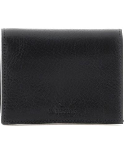 Il Bisonte Leather Wallet - Black