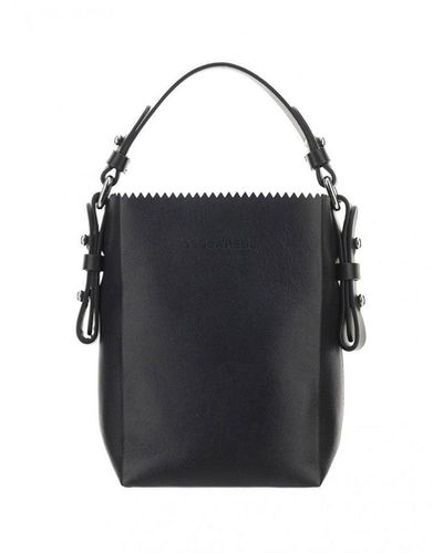 DSquared² Kleine Lederhandtasche - Schwarz