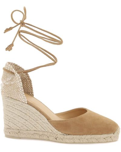 Castañer Carina Wedge Espadrillas - Blanco