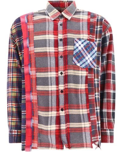 Needles Aghi 7 tagli camicia - Rosso